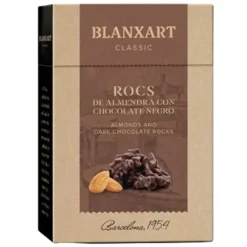 Blanxart Rocs mandlji v temni čokoladi 100 g